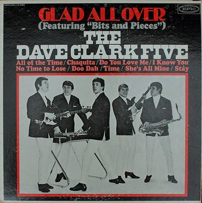 LP Record DAVE CLARK FIVE - Glad All Over LN24093 EPIC 1964 US Rock Used