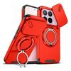 KEYSION 360° Rotating Ring Stand Phone Case for Xiaomi 17T 17T Pro 5G Slide Camera Protection Magnetic Shockproof Back Cover