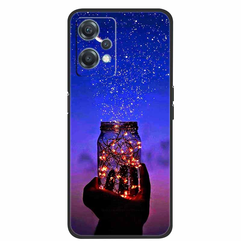 For OnePlus Nord CE 2 Lite 5G Cases Black Silicone Luxury Bumper TPU Case Cover Capa For OnePlus Nord CE 2 5G Shockproof Cases
