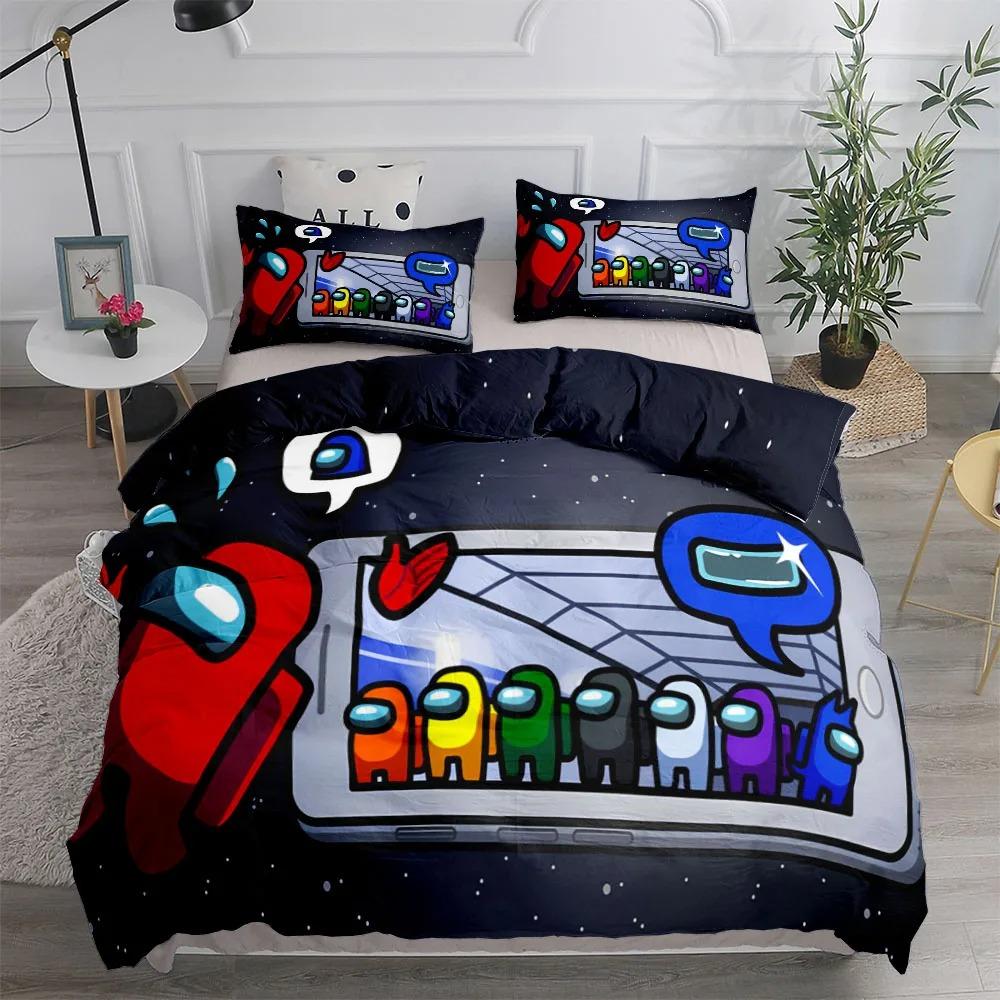2025 Aliens Game Duvet Cover Set King Queen Double Full Twin Single Size Bed Linen Set