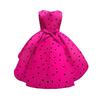 Ärmelloses Polka-Dot Prinzessinnen-Partykleid für kleine Mädchen, formelles Weihnachts-Kleid für Kinder