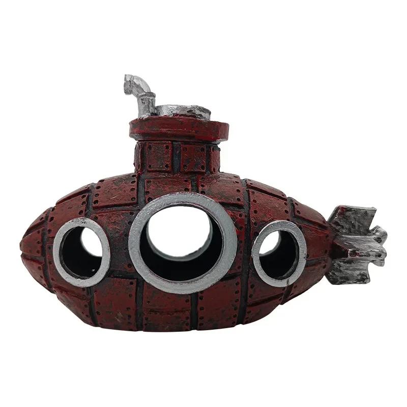 Pryskyřičné ponorkové ozdoby Akvarijní dekorace do akvária Úkryt jeskyně pro ryby a krevety Krajinářské doplňky pro akvarijní ryby