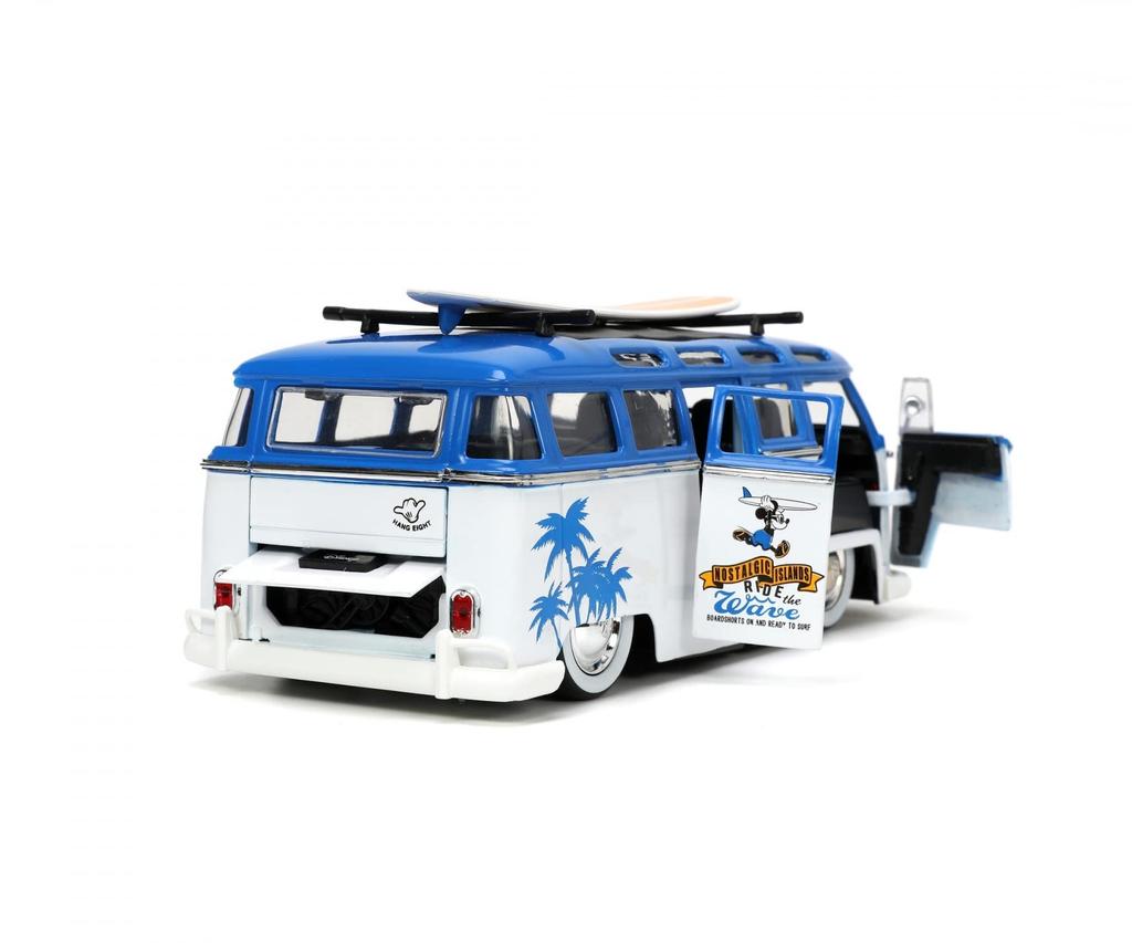 JADA TOYS JADA TOYS Volkswagen Bus 1962 Mickey Mouse Figure Surfing 33179 1/24 [Item]
