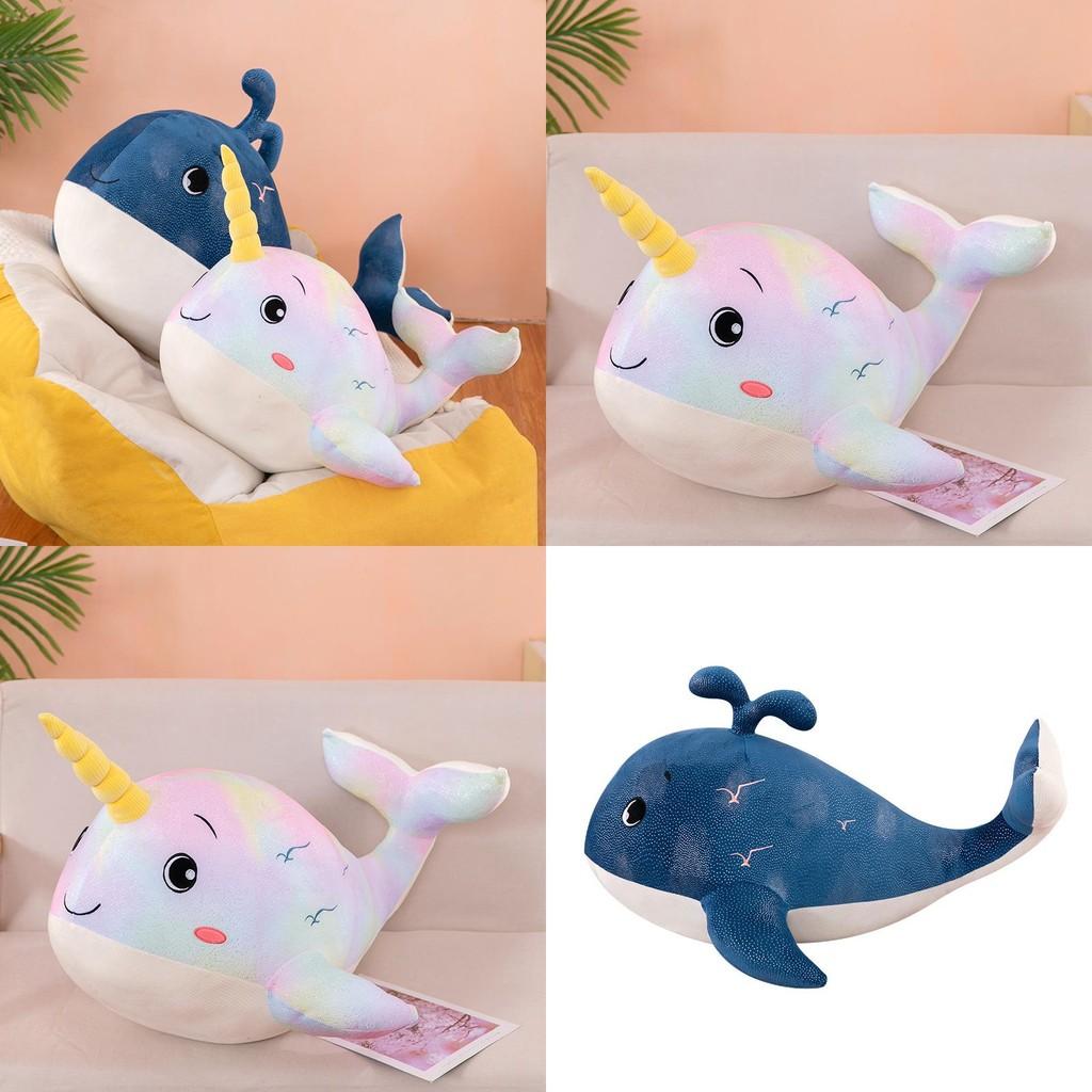 Entzückendes Weiches Plüsch Wal Kissen Puppe Für Kinder Festival Geschenk In Rosa Und Blau