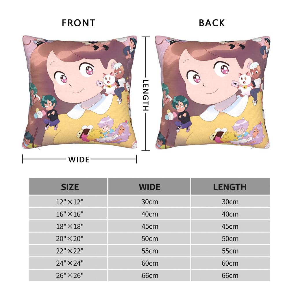 Pillow Cover B-Bee And P-Puppycat Morden Pillow Case For Sofa Bedroom Home Decor Pillowcases
