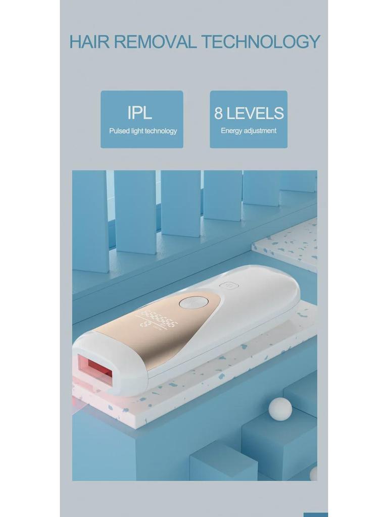 Tragbares Hand-IPL-Haarentfernungsgerät für Männer und Frauen – Ideal für Achsel- und Beinhaare