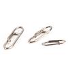 100pcs Stainless Steel Fast Link Clip Quick Change  Clips Fishing Snap Fishing Clip Interlock Tackle
