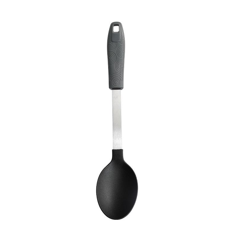 Nylon & Stainless Steel Kitchen Utensil Set - Heat Resistant Spatula & Soup Ladle