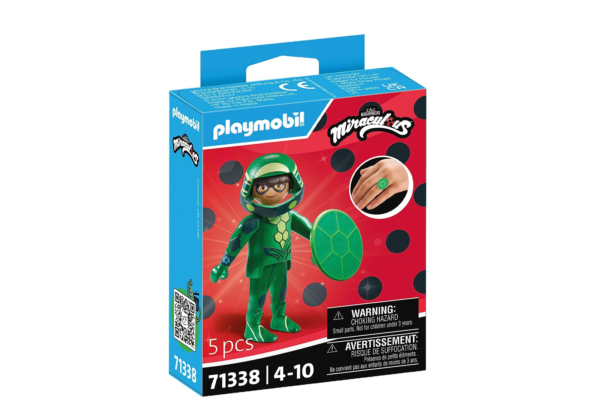 

Playmobil Miraculous Ladybug Кот Нуар Charapace 71338 &