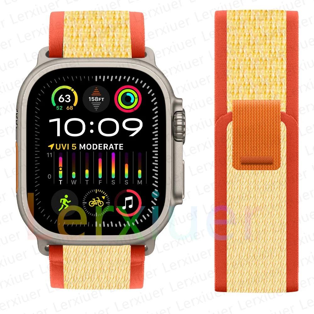 Armbänder für Apple Watch ultra2 Band 49mm 46mm 42mm 44mm 40mm 45mm 41mm Trail-Loop-Armband correa iwatch Serie se 3 7 8 9 10 11