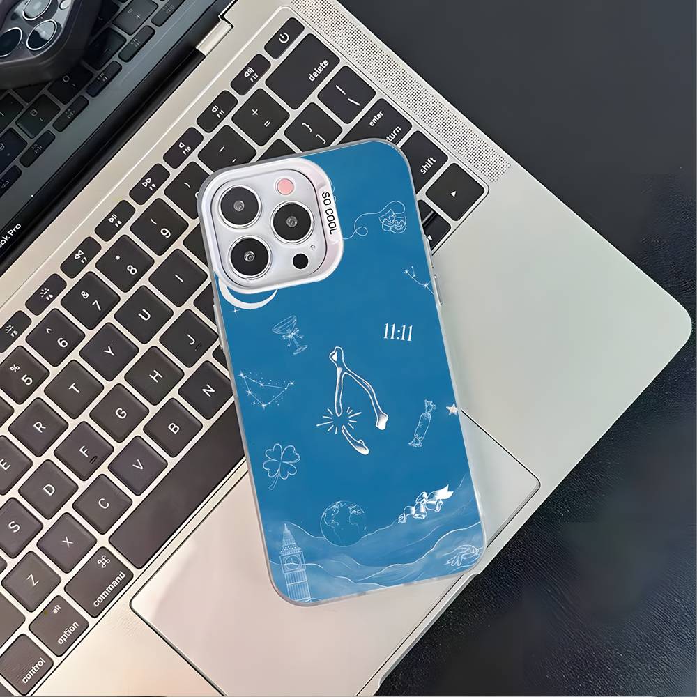 C-Conan Gray Wishbone Phone Case For iPhone 16,15,14,13,12,11,Pro,XS,Max,Plus,Mini,SE4,E Black Matte Shockproof Cover