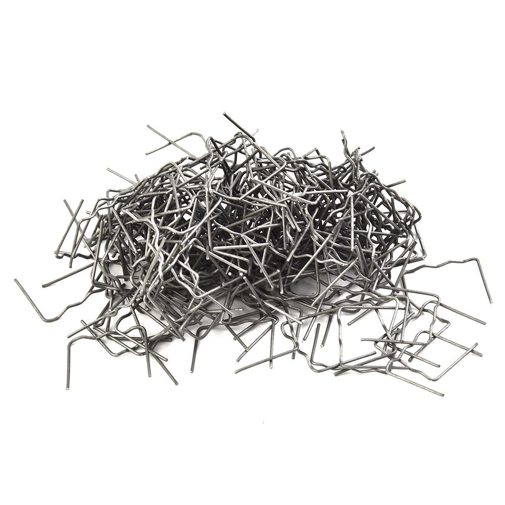 Pre-cut Hot Stapler Staples 0.6mm Accessories Flat Staple Parts Replacement Stainless Steel For Car Bumper Plastic Welder