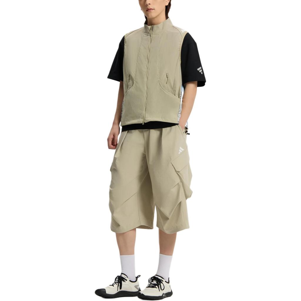 adidas Future Style Vest UV Protection Solid Color Zip Collar Jacket Men Jacket KR5031
