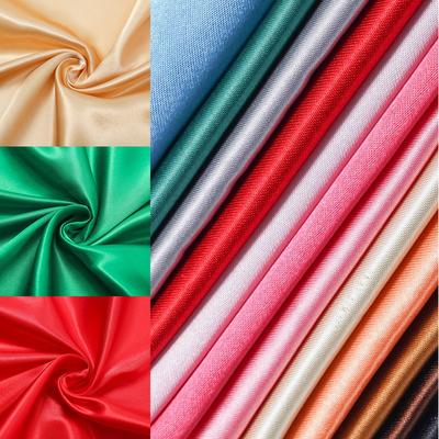 Massief Satine Stof Zijdezacht & Glanzend Doek Stof, Glad Bruids Satine Stof voor Bruidsjurk, Kleding Maken, Knutselen, Naaien
