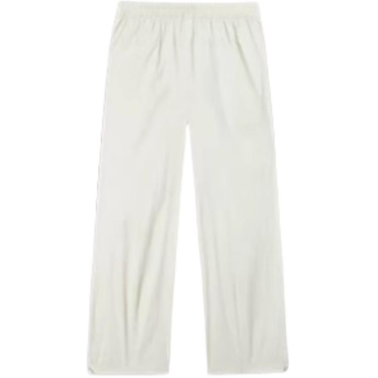 Anta Casual Simple Solid Color Straight Loose Knit Sports Pants Women bottoms Triumphant-Gray 162527505-2