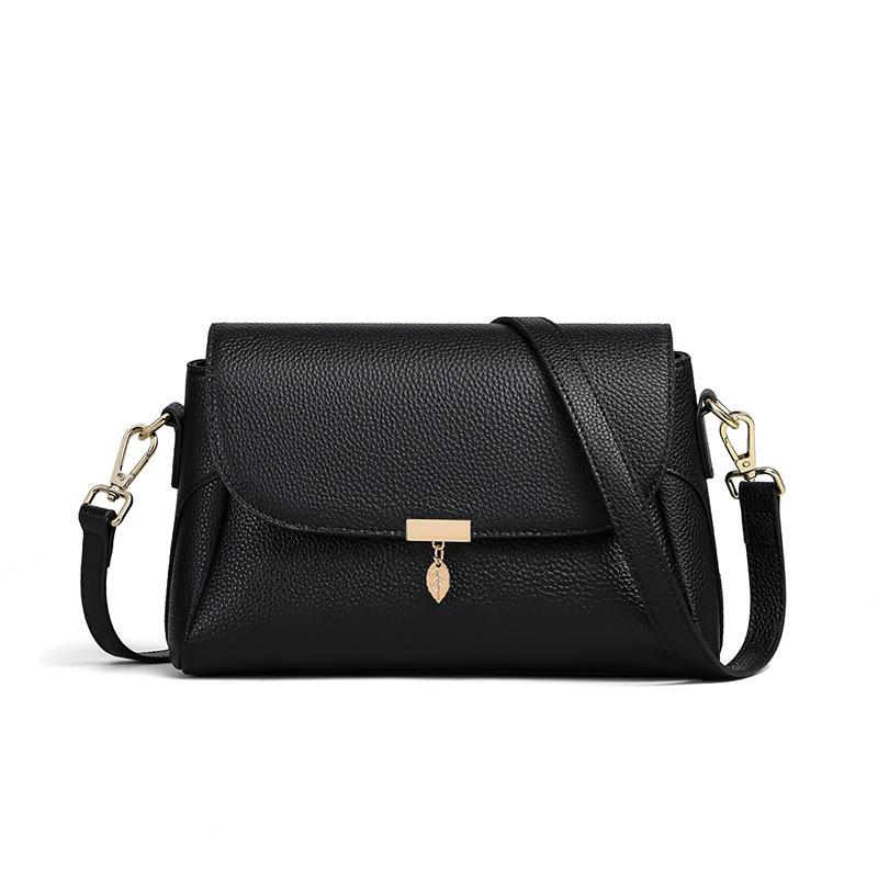 Veske Dame Skinn Dameveske Liten Firkantet Veske Underarm High-End Skulderveske Messenger-veske
