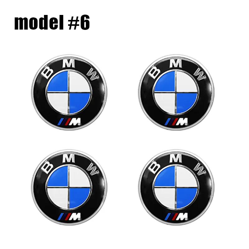 4Pc 56mm 60mm 65mm Car Styling Wheel Center Hub Caps Stickers Badge For BMW M E90 E91 E92 E93 E60 E61 F10 F07 Emblem Accessories