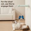 Elektrisches Drehendes Elektrisches Schmetterling Katzen Spielzeug Saugnapf Basis Automatisches Katzen Spielzeug Haustier Geschenke