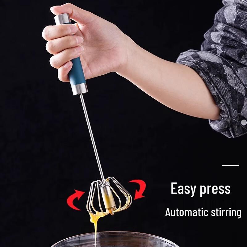 Zhaoran Semi-automatic Stainless Steel Whisk