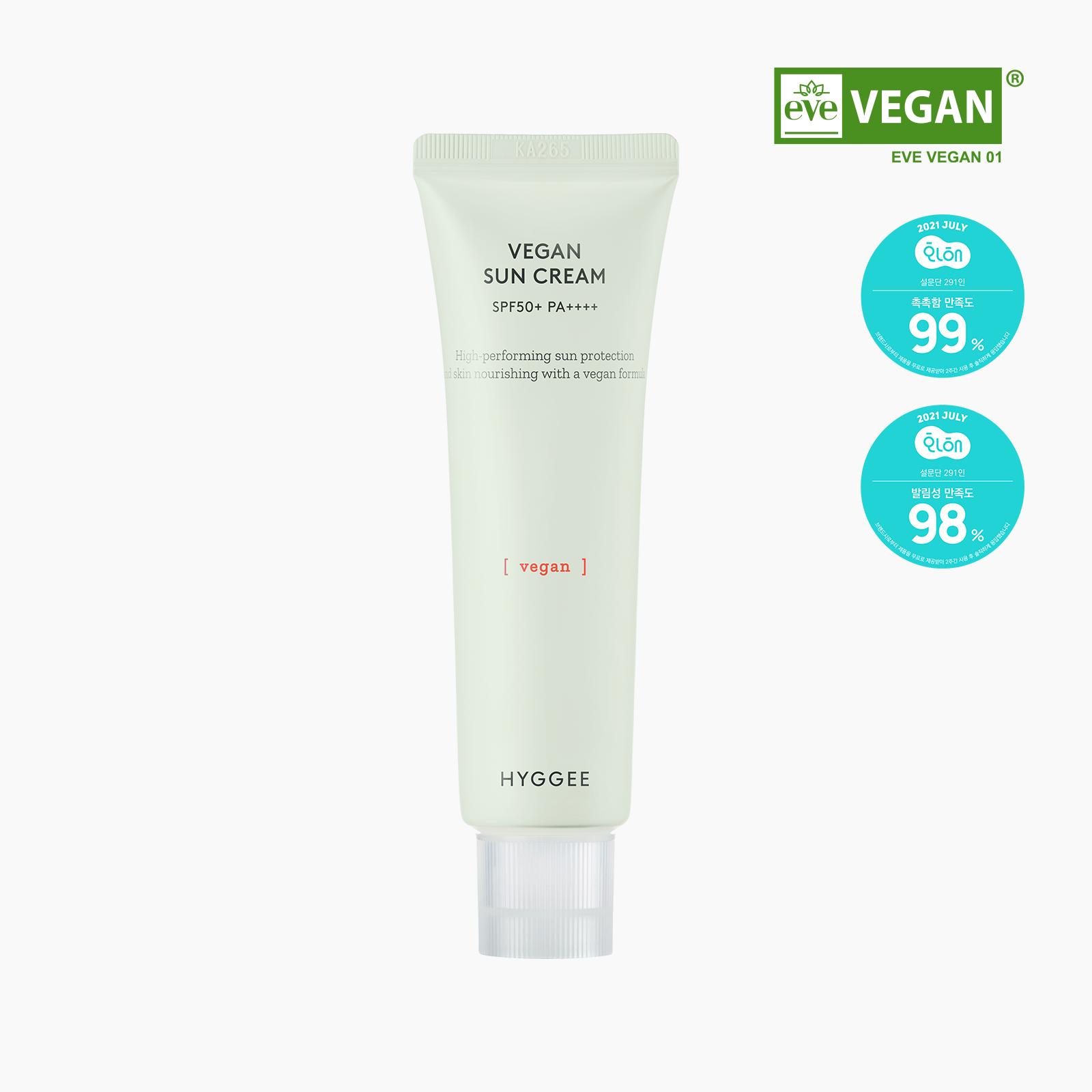 HYGGEE Веганский солнцезащитный крем 50 мл