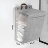 Dirty Laundry Basket Foldable Household Clothes Storage Basket Waterproof Home Organization Storage Supplies Hanging Organizer