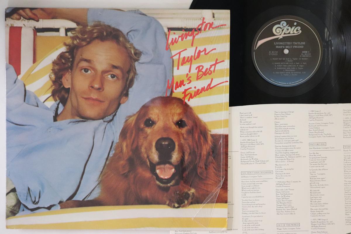 

LP Record LIVINGSTON TAYLOR - Men s Best Friend JE36153 EPIC 1980 US Rock Used