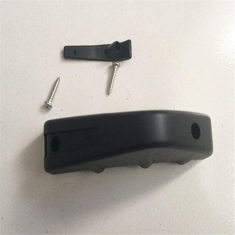 Universal 3Pcs Rear Bumper Diffuser Molding Point Garnish Black Red For All Car