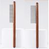 Solid Wood Grooming Comb for Cats & Dogs - Fine-Toothed, Knot Remover, Long Hair, Short Hair, Floating Hair Removal Brush.