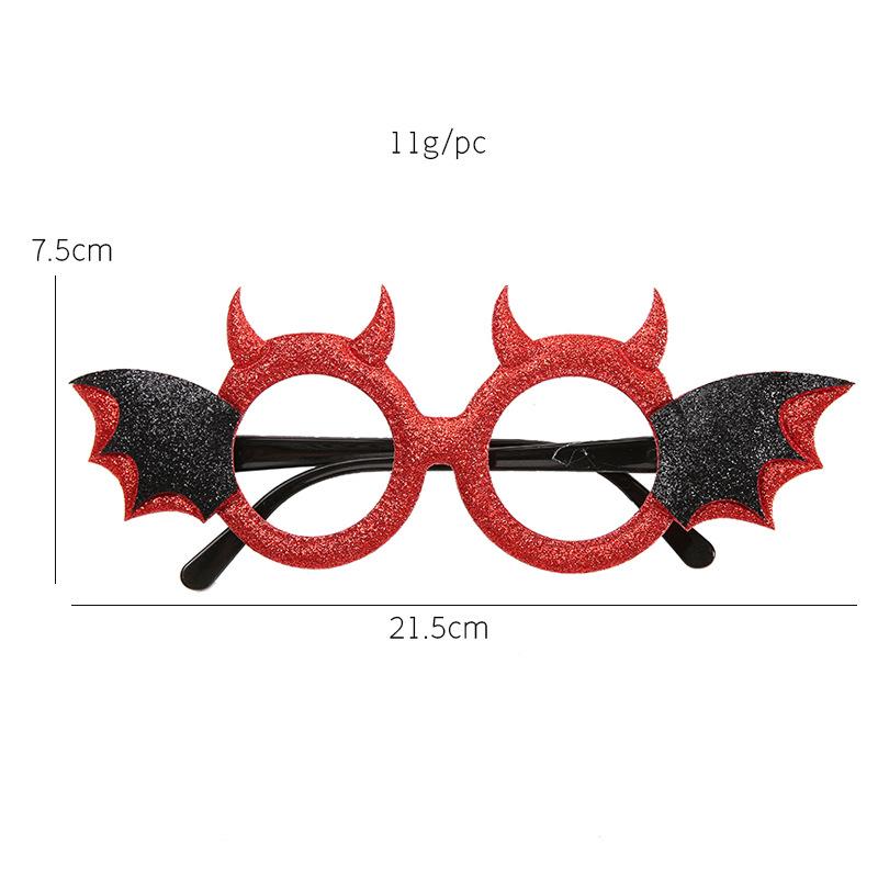 New Halloween Glasses Children's Funny Party Costumes Photo Prop Decorative Goods Skull-and-pumpkin Ghost Day Party
