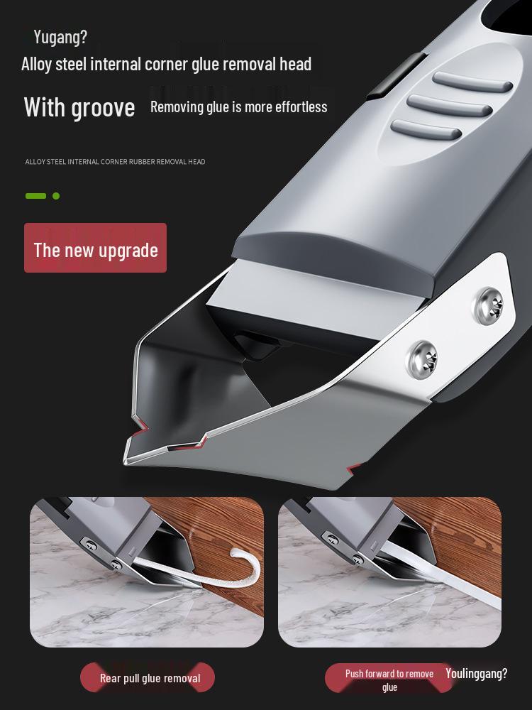 Multifunctional Caulk and Glue Scraper Spatula for Seam Filling and Cleaning