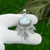 Pendentif Pierre Précieuse Larimar Naturel Argent Sterling 925 Bijoux Indiens Pour Filles