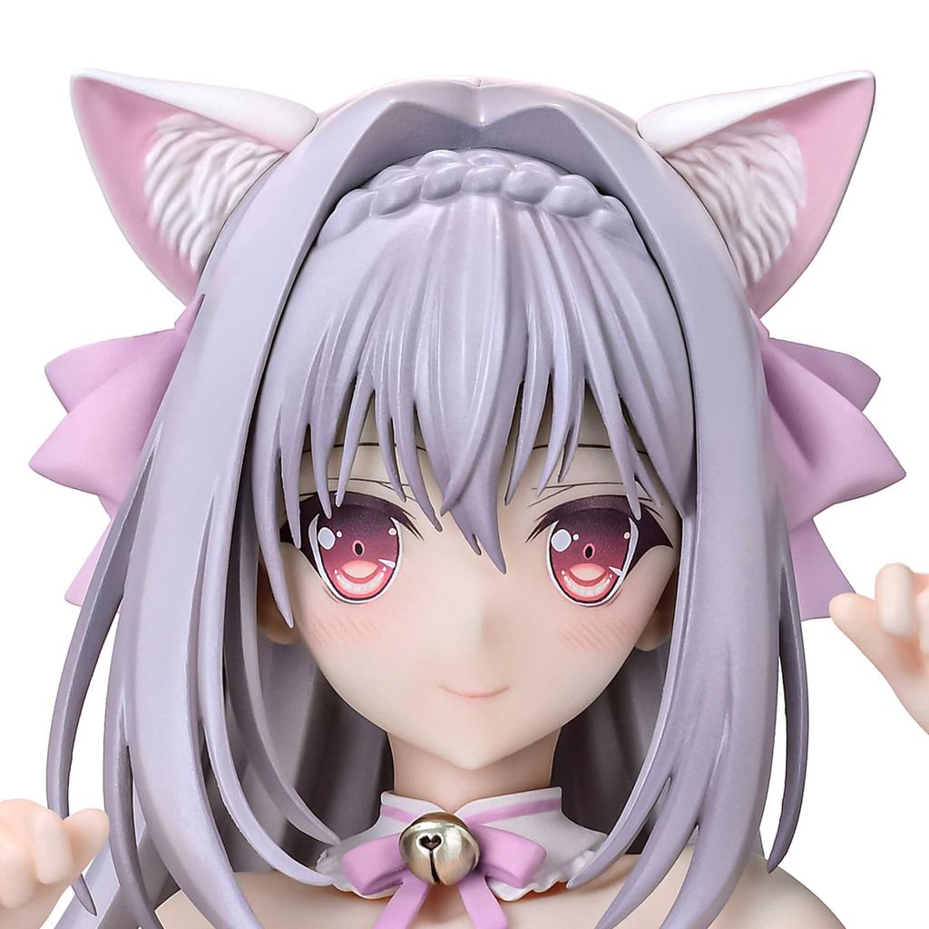 Q-six Tsuki Ni Yorisou Otome No Sahou Sakurakoji Luna Cat Ear Maid Sakura Color Ver. 1/6 Scale PVC Painted Complete Figure