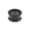 1 Adet R5*16*8.5Mm U Şeklinde Rulman Makarası 695 Rulman Hareketli Makara Kauçuk Makara Sessiz Esneklik Makara Kasnağı