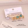Crystals Stud Earrings Vintage Ear Accessories New Ear Rings  for Women Girls