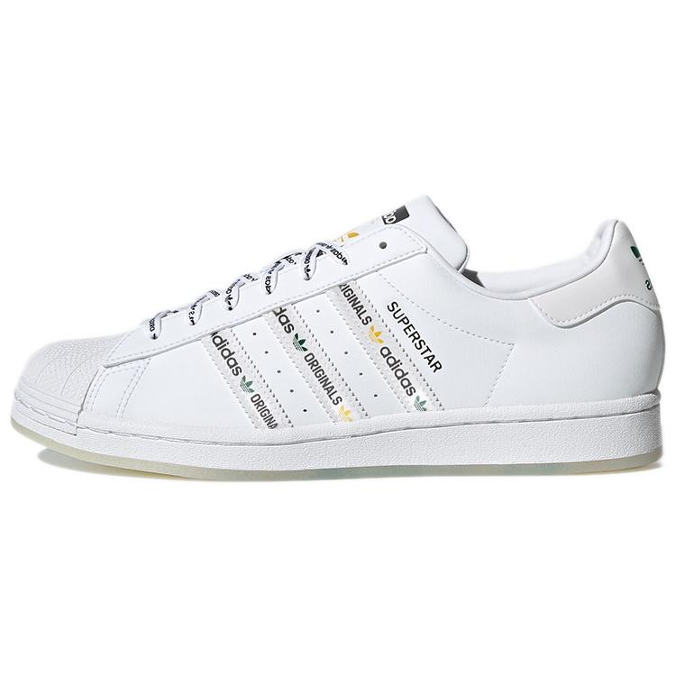 adidas Originals Superstar Shoes White Black Yellow Men s GX2990 EU 36⅔