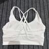 Women's Shockproof Multi-Strap Sports Bra with Chest Pad