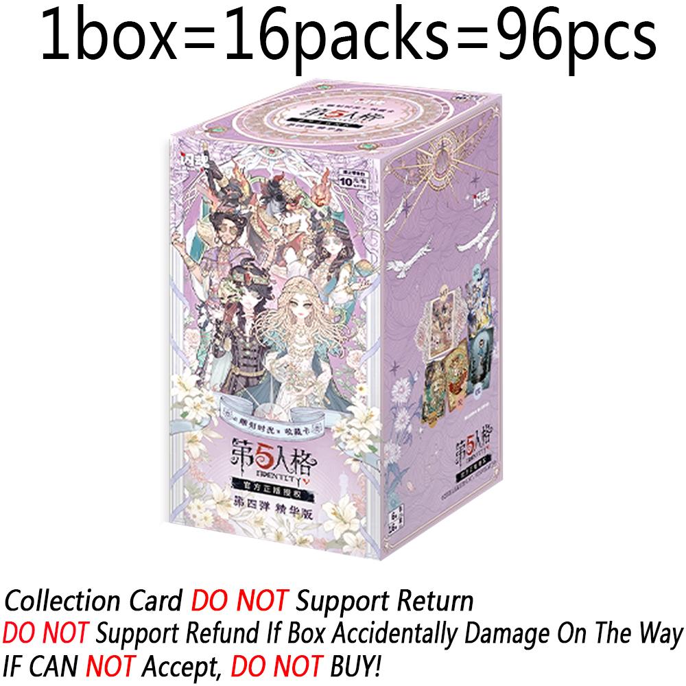 Official Shining Soul Identity V Collection Card Carving Time Series Escape Collaboration Game Character Cards Boys Girls Gifts