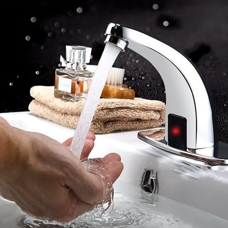 Automatic Infrared Sensor Brass Faucet Set
