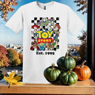 Toy Story Est 1995 T-shirt Felpa Bambini Uomo Donna Unisex T-shirt SX404