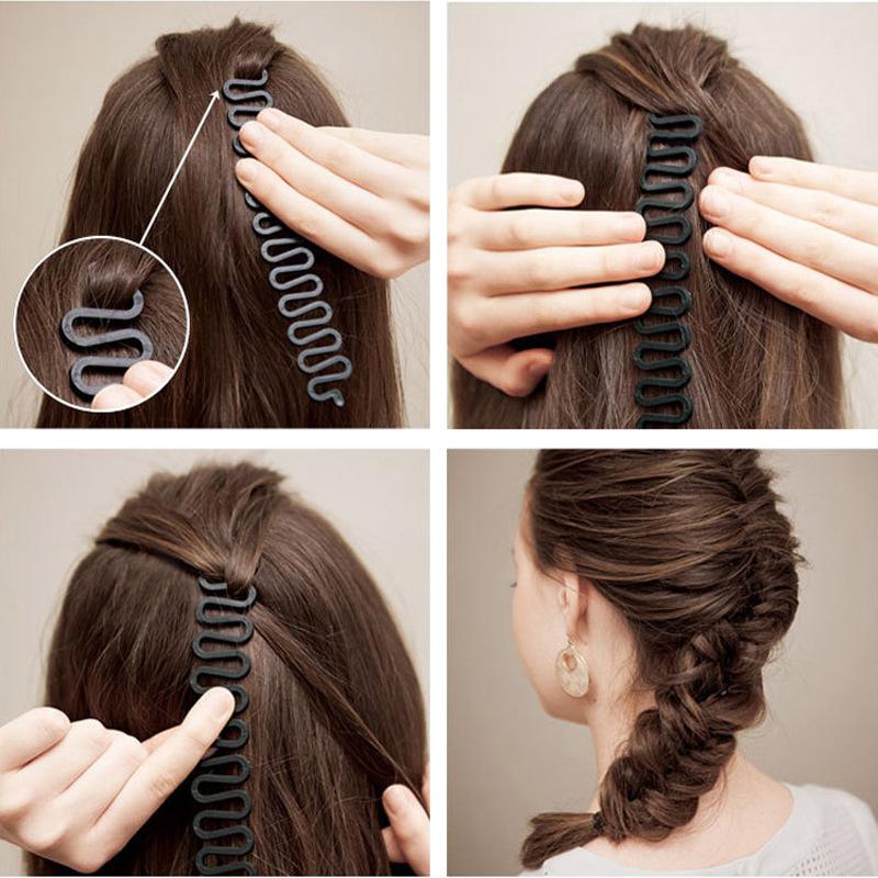 Frauen Mode Haar Clips Tress Haar Zubehör Haarnadel Haar Gerät DIY Kopfbedeckungen Stirnbänder