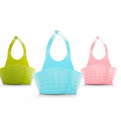 Sink Shelf Soap Sponge Holder Clip Dish Drainer Drying Rack Silicone Storage Basket Bag Bathroom Holder Kitchen Accessories Tool