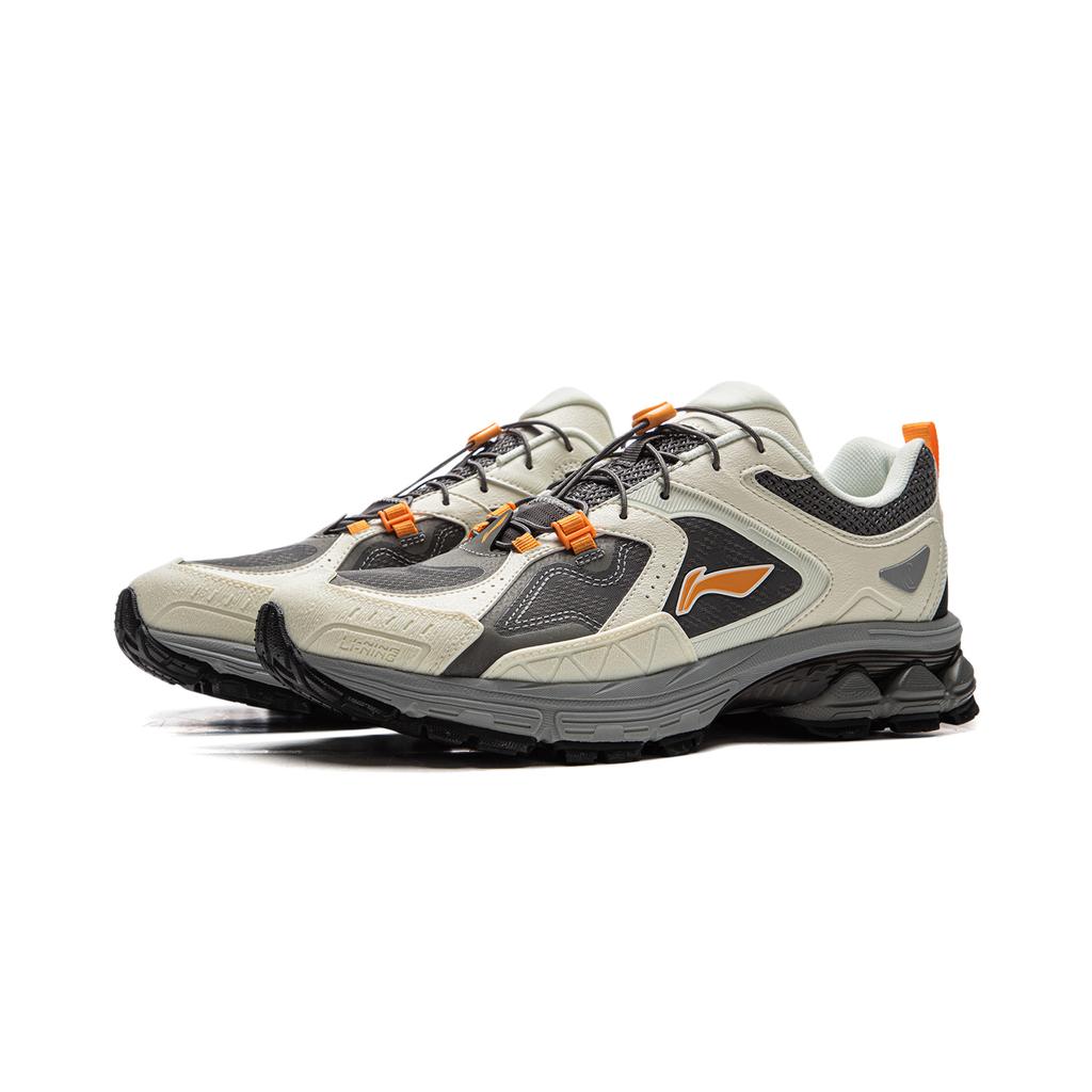 Li Ning Fuyou 2.0 Trail V2 Classic Retro Double Cushioning Stable Non-Slip Wear-Resistant Support Low-Top Running Shoes Men sneaker ARXU023-3