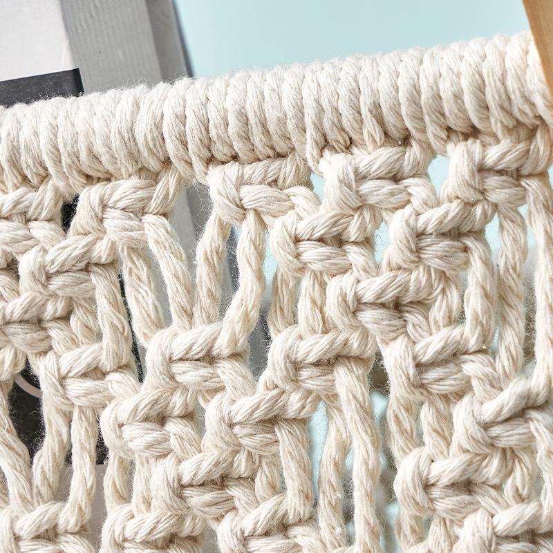 

Скандинавская плетеная вручную из хлопковой веревки складная подставка для журналов 34x24x25 cm