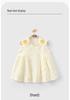 Stylish Floral Summer Sleeveless Princess Dress for Children