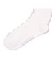 Point Cherry Embroidered Socks [White]