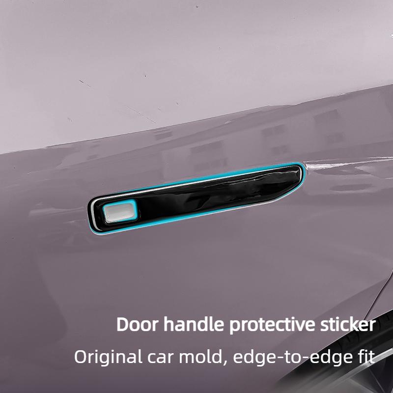 For Leapmotor B10 Car Door Handle Protective Sticker Wear Resistant Waterproof Anti Dirt Auto Exterior Accessories