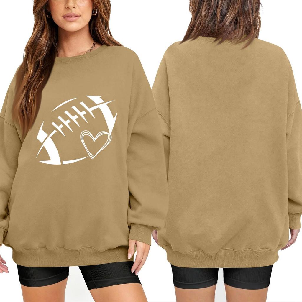 Unisex Lightweight Long Sleeve Neck Pullover Sweatshirt with Stylish Print