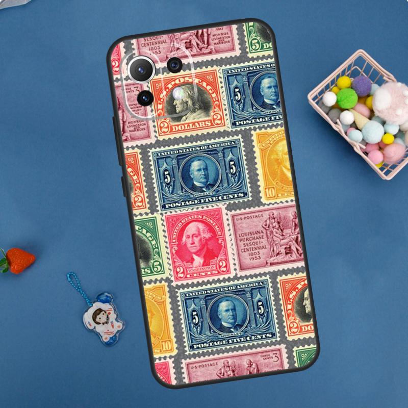 Passport Travel Stamps Case For Xiaomi 14T Pro 13T 11T 12T 13 14 15 Ultra POCO X7 Pro X3 X5 X6 F5 F6 M6 Pro Cover