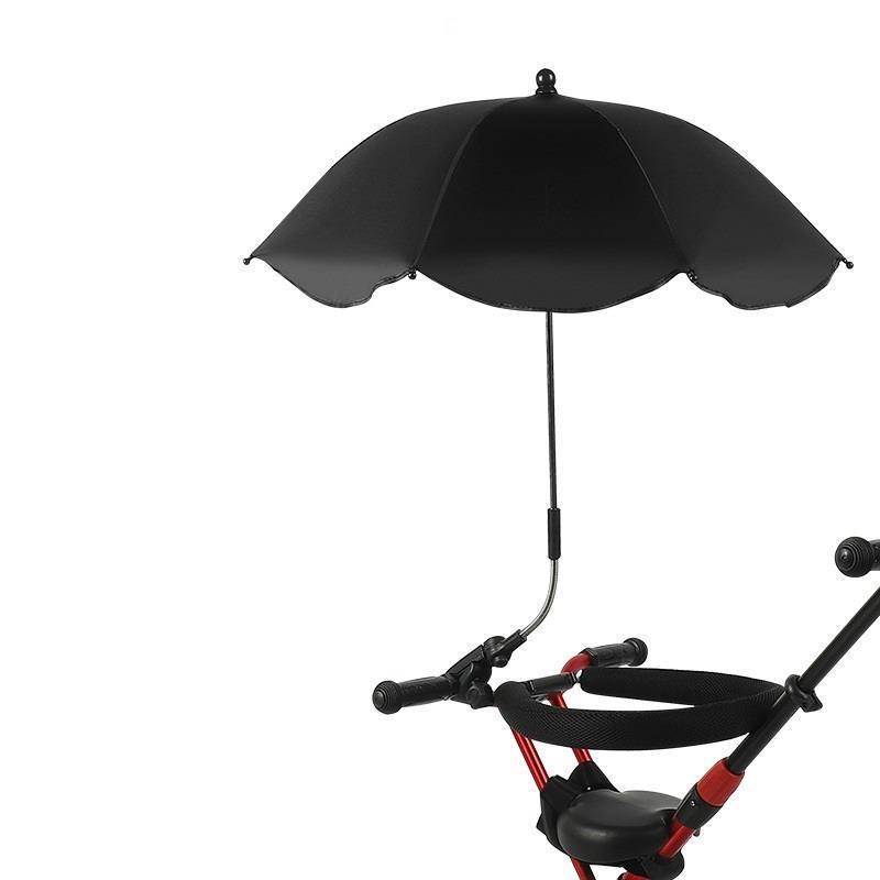 Universal Three-Wheeled Stroller Sunshade Umbrella