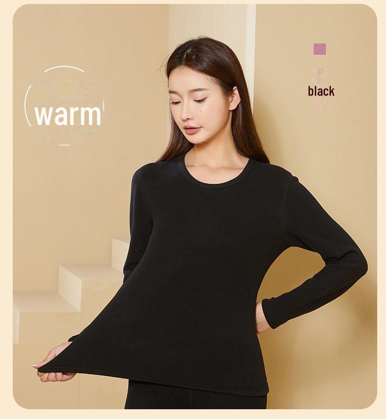 Γυναικείο Θερμοεσώρουχο Σετ: Βελούδινη Επένδυση, Ανθεκτική στη Θερμοκρασία, Βασική Στρώση Γρήγορης Θέρμανσης για τον Χειμώνα